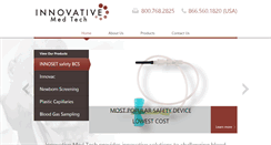 Desktop Screenshot of innovativemedtech.com