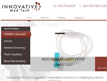 Tablet Screenshot of innovativemedtech.com